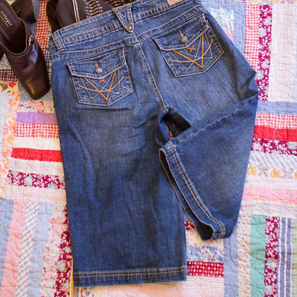 Hydraulic Denim Jean Culottes 7/8 - Picture 2 of 7